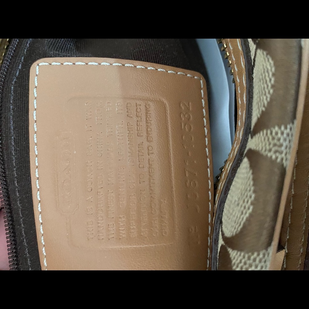 Authentic Monogram Coach Purse - Picture 4 of 6